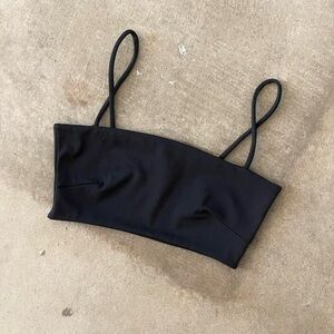 cotton on black crop top